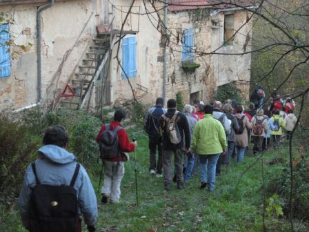 Des Germenets vers le bas de Chêne 13/11/2011