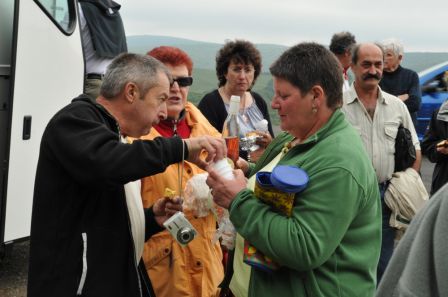 moment convivial avant le départ